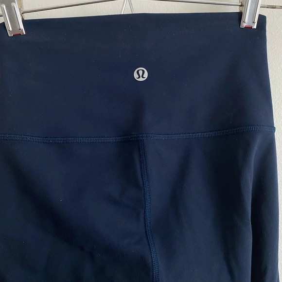 LULULEMON Wunder Train High-Rise Crop 22 1/2” True Navy  Size 2 - Picture 11 of 15